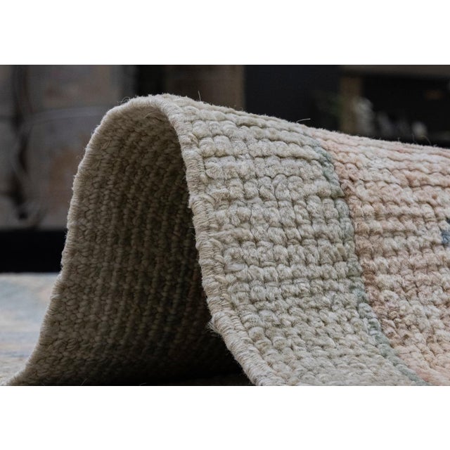 Blue Turkish Oushak Rug 12' x 14'11" For Sale - Image 8 of 8