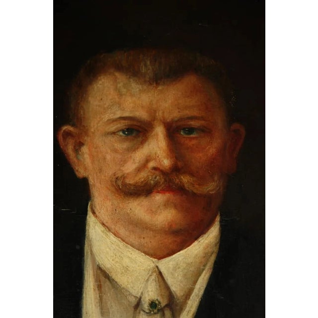 Painting of a Nobleman, 1920s, Oil on Canvas, Framed For Sale - Image 4 of 6
