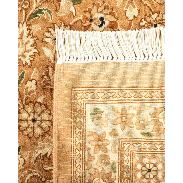 2000 - 2009 Mogul, One-of-a-Kind Hand-Knotted Area Rug - Brown, 12' 2" x 15' 3" For Sale - Image 5 of 8