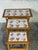Oak Ceramic Tile-Top Nesting Tables Set of 3 Brown Scenic Windmill Motif Vintage For Sale - Image 11 of 11