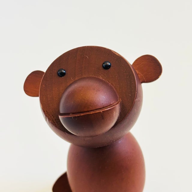 Mid 20th Century MCM Senshukai Wood Royal Pet - Monkey For Sale - Image 5 of 8