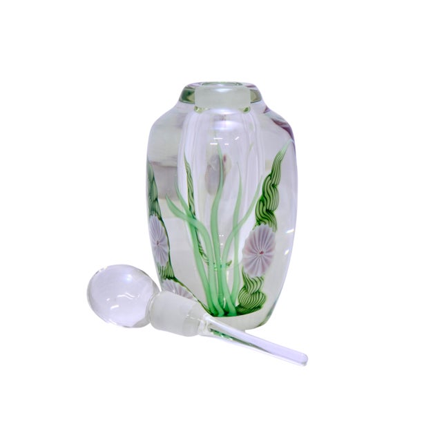 Orient & Flume Art Glass Aquarium Perfume Bottle For Sale - Image 4 of 6