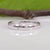 Solid 14k Gold Diamond Band Ring | Natural Diamond Accent Wedding Ring, Size 6.75 For Sale - Image 9 of 9