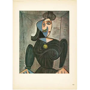 1946 After Pablo Picasso, First English Edition "Portrait" Lithograph