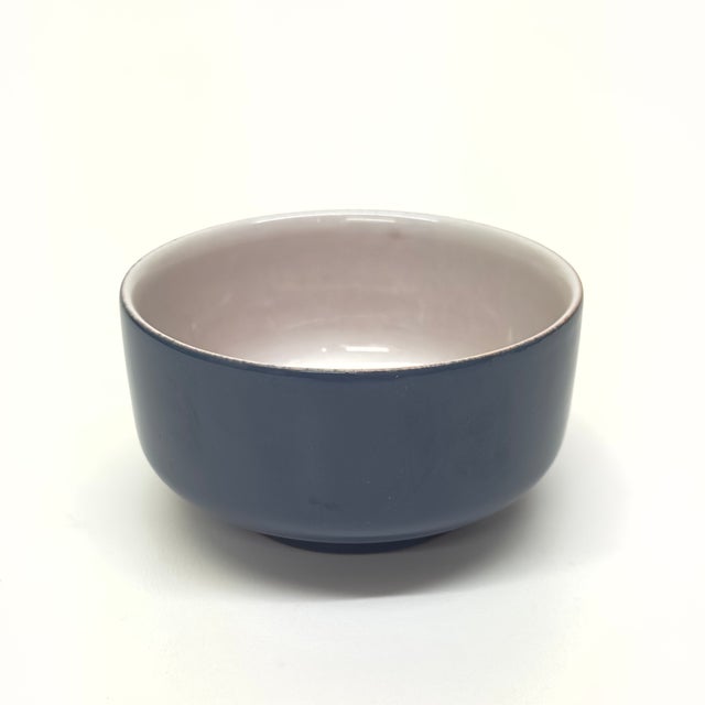 Muted Green & Pink Eclectic Serving Bowl Curation - Group of 6 For Sale - Image 11 of 12