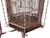 Vintage Iron Birdcage on Stand For Sale - Image 6 of 6