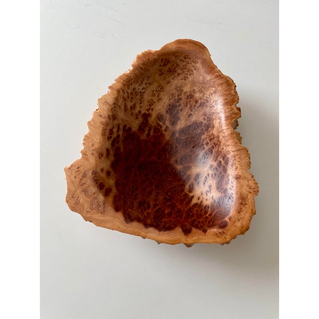 Traditional Australian Eucalyptus Burl Wood Bowls Brutalism Style, a Pair For Sale - Image 3 of 12
