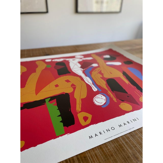 Marino Marini Marino Marini (1901-1980), Chevaux Et Cavaliers v. 1972, Copyright by Siae, 1994, Printed in Italy For Sale - Image 4 of 9