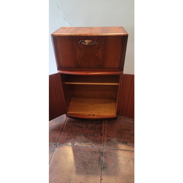 Art Deco Cocktail Bar Cellarette Dry Bar For Sale - Image 4 of 7