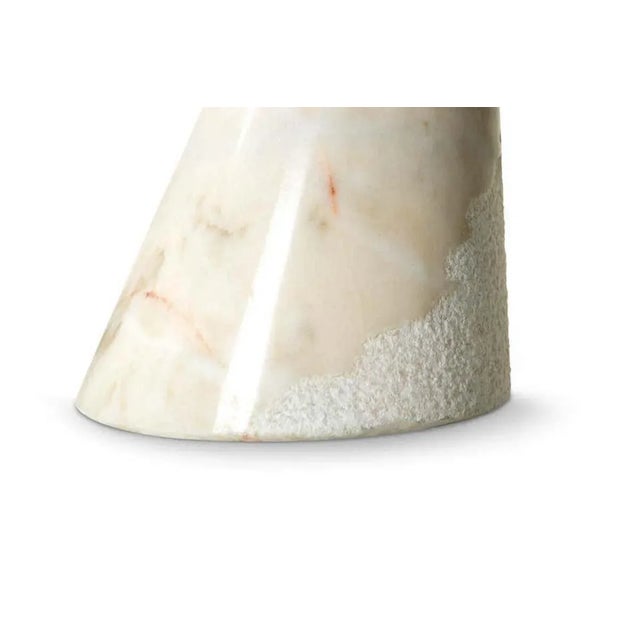 Table lamp in hammered aged brass with marble base. Custom sizes, materials and finishes\. Dimensions Height 13.78 in. (35...