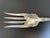International Silver Wm Rogers & Son Arbutus Silverplate 1908 Cold Meat Serving Fork For Sale - Image 4 of 9