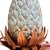 French Verdigris 6-Arm Pineapple Chandelier, 1950s For Sale - Image 4 of 6