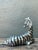 Mid-Century Modern Vintage Silver Mirrored Zebra For Sale - Image 3 of 12