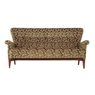 Beech Sofa attributed to Fritz Hansen, 1960s For Sale