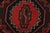 Vintage Baloch Rug 3'1'' X 4'8'' Black Wool Tribal Hand-Knotted Oriental Carpet For Sale - Image 4 of 12