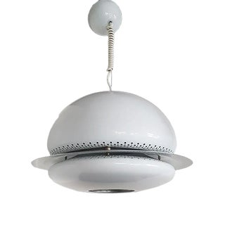 White Nictea UFO Pendant Light by Afra & Tobia Scarpa for Flos, 1960s For Sale