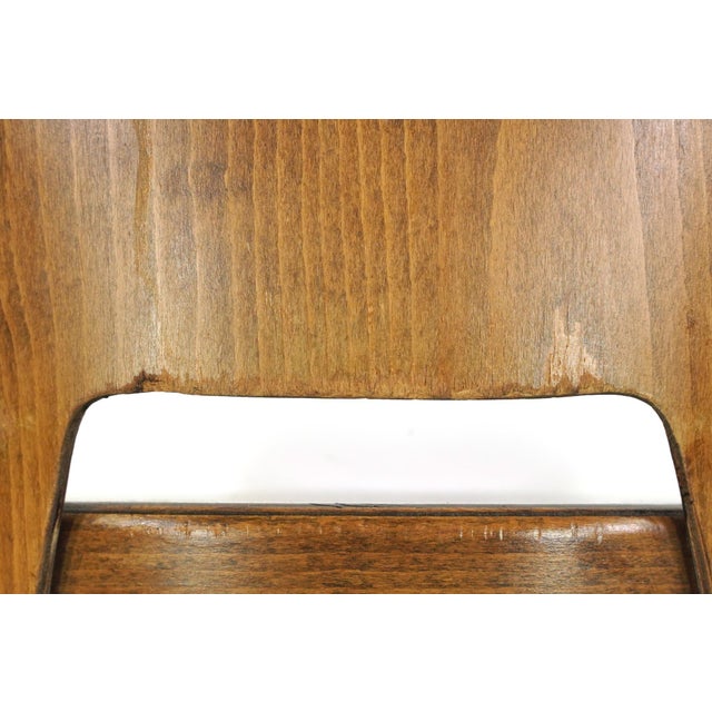 Pair of 1960s 1960s Mid Century style dining chairs Attributed to Baumann For Sale - Image 9 of 15