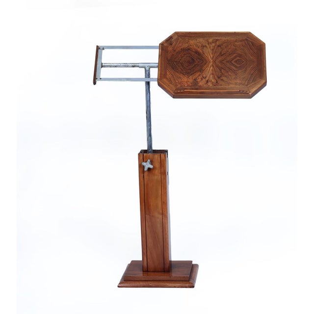 Art Deco Adjustable Music Stand with Sliding Top, 1925 For Sale - Image 4 of 14