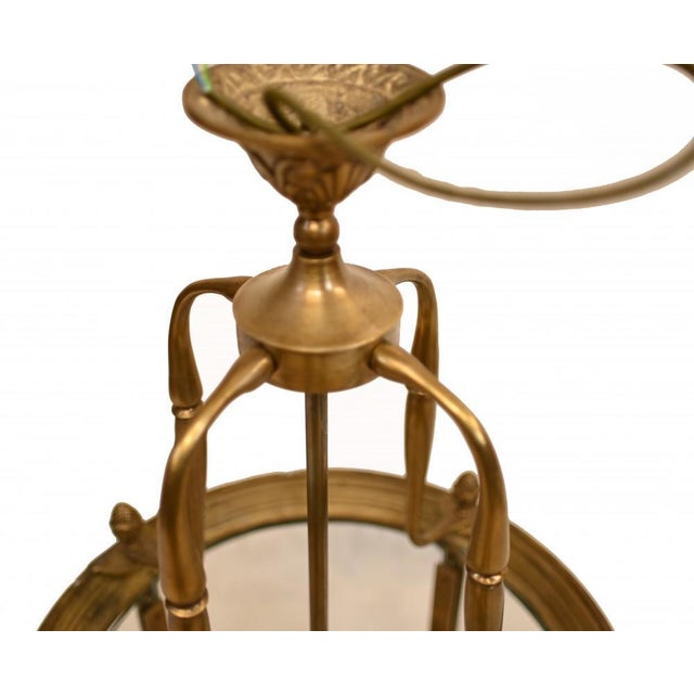 Victorian Lantern Ormolu Hanging Architectural Light For Sale - Image 9 of 11