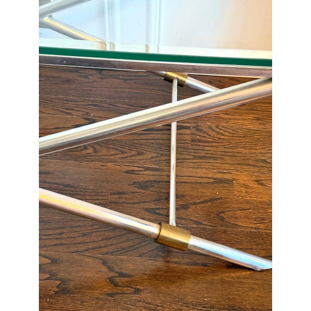 Rare X-leg Coffee Table V-41 by John Vesey For Sale - Image 11 of 13