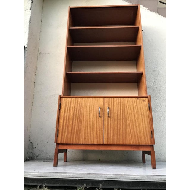 Bookshelf-Librarian with Veneer from Olsztyn Furniture Factory, 1970s For Sale - Image 18 of 18