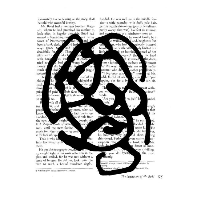 Black & White Abstractions Series' (2) - Framed Gallery Wall Art Prints Installation by Diane Grant - Set of 15 For Sale - Image 6 of 18