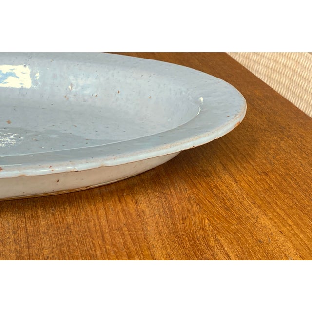 Large Oval Ceramic Platter by Robert Picault for Vallauris, France, 1950s For Sale - Image 6 of 6