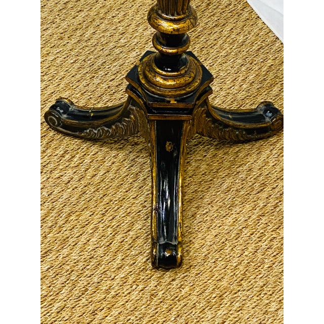 Wood Floor Candle Stand by Maitland Smith For Sale - Image 7 of 11