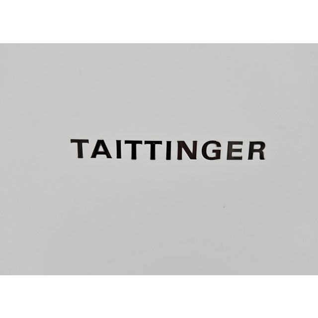White Nos - Taittinger France White Corian Multiple Bottle XL Champagne Bath Chiller For Sale - Image 8 of 9