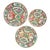 Vintage Famille Rose Bowls Set of Three For Sale