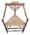 Antique English Triangular Spindle Chair For Sale