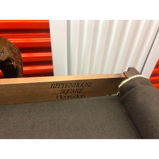 Wood Henredon Rittenhouse Square Dining Table For Sale - Image 7 of 9