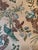 Traditional Schumacher Peacock Beige Cotton Fabric 1 1/2 Yards 175914 Miles Redd Collection For Sale - Image 3 of 5