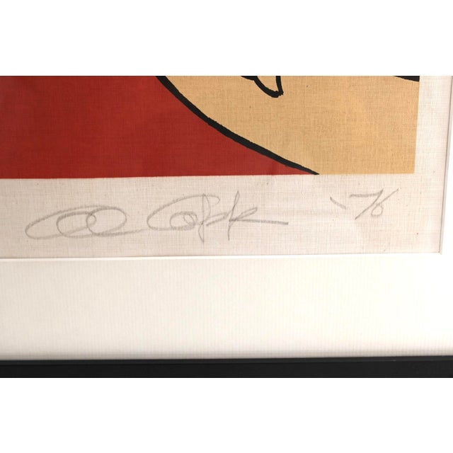 1970s 1970s Large Al Capp Li'l Abner Daisy Mae Signed & Numbered Silk Screen Print, Framed For Sale - Image 5 of 9