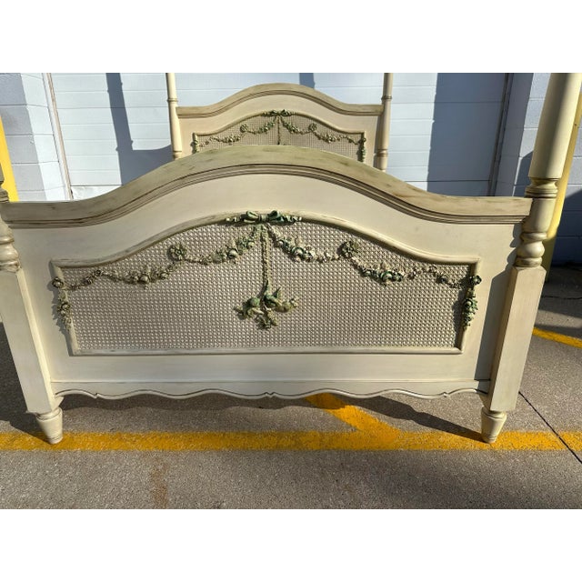 A F K French Queen Size Cherubini Bed For Sale - Image 10 of 11