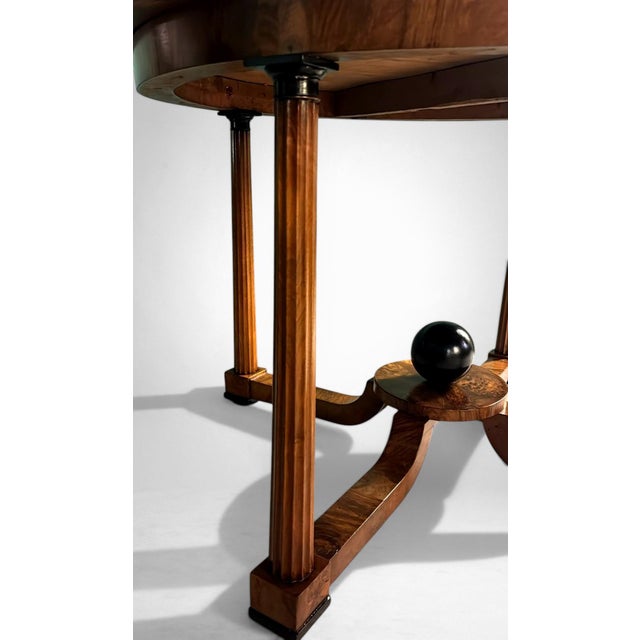 Late 19th Century Biedermeier Style Large Italian Round Table For Sale - Image 14 of 18