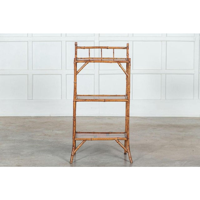 19th Century Bamboo Chinoiserie Etagere, 1870s For Sale - Image 3 of 16