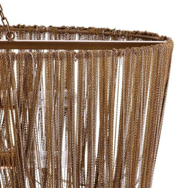 Gold Arteriors Home Layla Linear Chandelier For Sale - Image 8 of 10