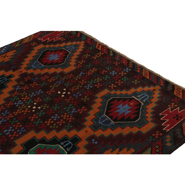 2010s Rug & Kilim’s Baluch Tribal Rug With Colorful Geometric Patterns For Sale - Image 5 of 8