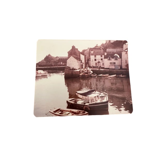 1980s Original Coastal Oil Painting of Polperro, Cornwall Harbor For Sale - Image 12 of 12