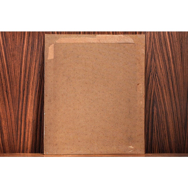 Rustic Antique English Oil Painting of a Man in Cap Country Style Formal Portait For Sale - Image 13 of 13