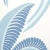 Schumacher Sample - Schumacher x Neisha Crosland Banana Leaf Wallpaper in China Blue For Sale - Image 4 of 5