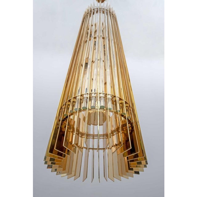 Gucci Pendant in Brass and Murano Glass by Romani Saccati for Studio Design, Italy For Sale - Image 6 of 14