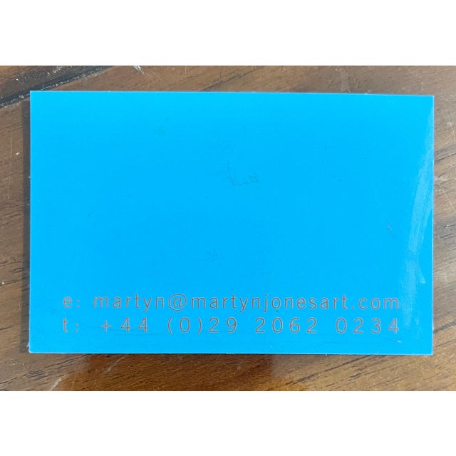 Martyn Jones, Surrealist Abstract Painting Pair, Martyn Jones British Color Diptych Painting For Sale - Image 9 of 10