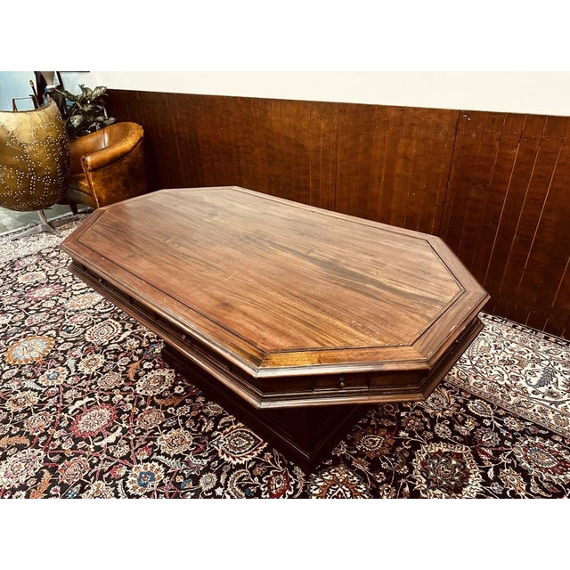 English Teak Meeting Table For Sale - Image 6 of 17