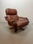 Vintage Swivel Lounge Chair in Cognac Leather on Plywood Frame from Leolux, 1970s For Sale - Image 10 of 10