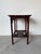 1960’s Vintage Chinese-Style Carved Mahogany Side Table With Pierced Gallery Top For Sale - Image 12 of 12
