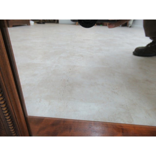 1930s Art Deco Walnut Shaving Mirror For Sale In Philadelphia - Image 6 of 12