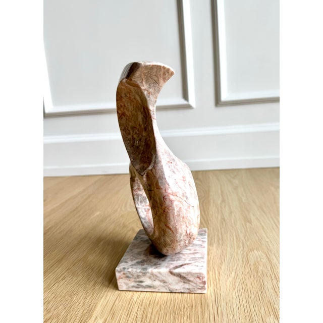 Leonardo Nierman Leonardo Nierman “La Flama” Hand-Carved Marble Abstract Sculpture, Mexico, Late 20th Century For Sale - Image 4 of 10