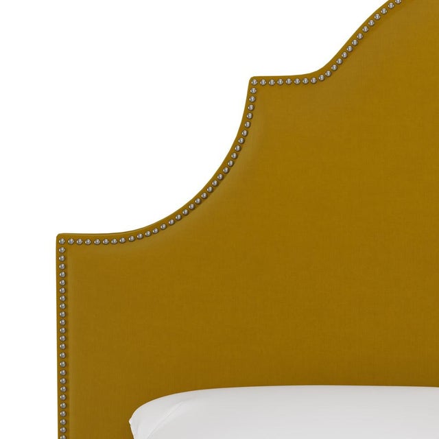 Twin Bed in Monaco Citronella For Sale - Image 4 of 6